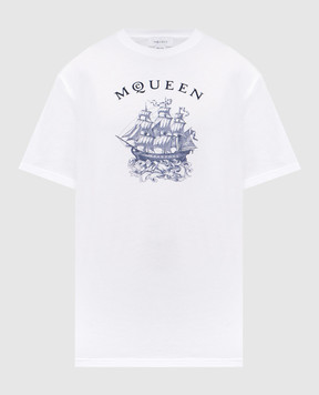 Alexander McQueen T-shirts for men (white color_ | Shop at