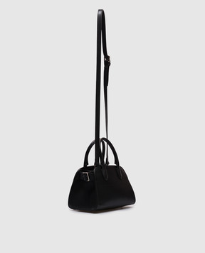 Babe Pay Pls Black leather tote bag 06245