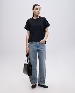Jil Sander Blue jeans with a worn effect J02KA0332J46463