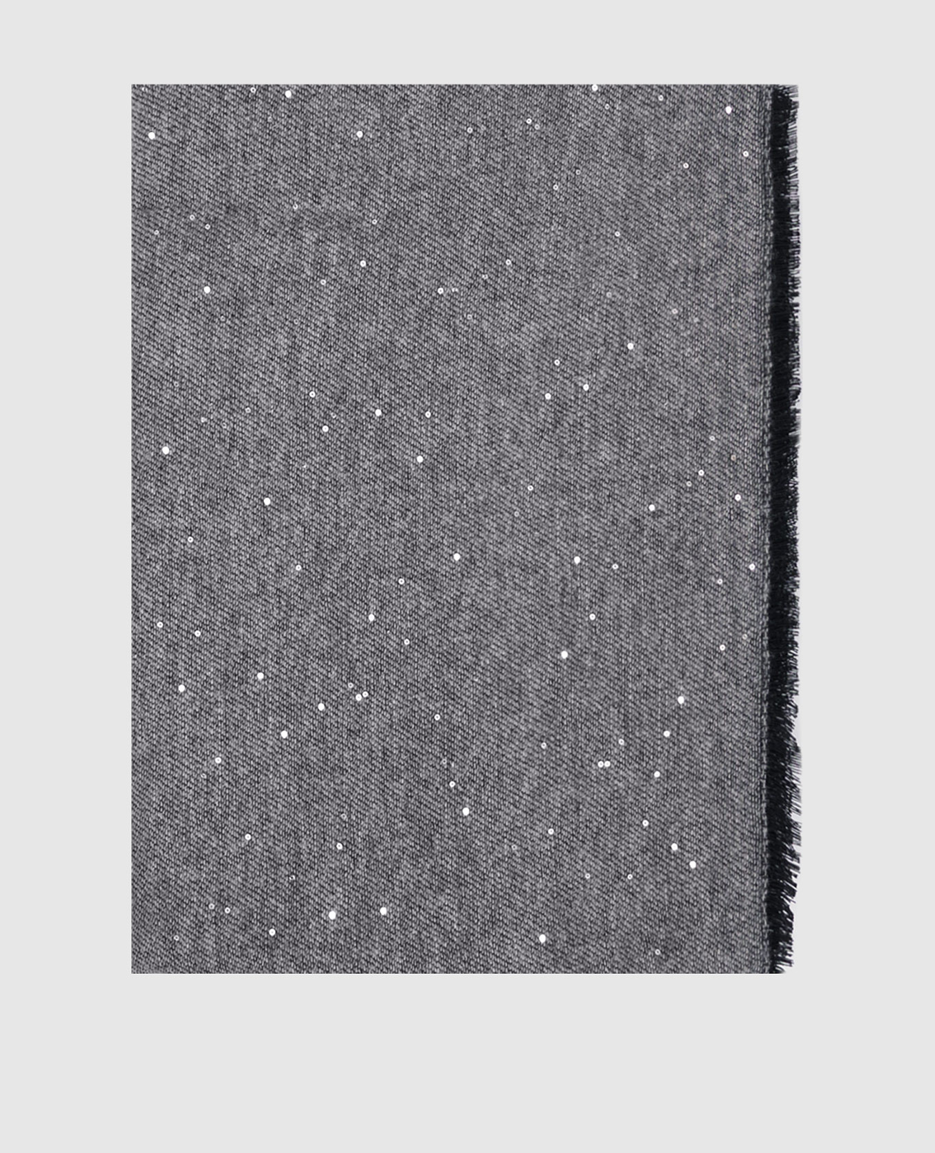 Gray scarf with wool Peserico