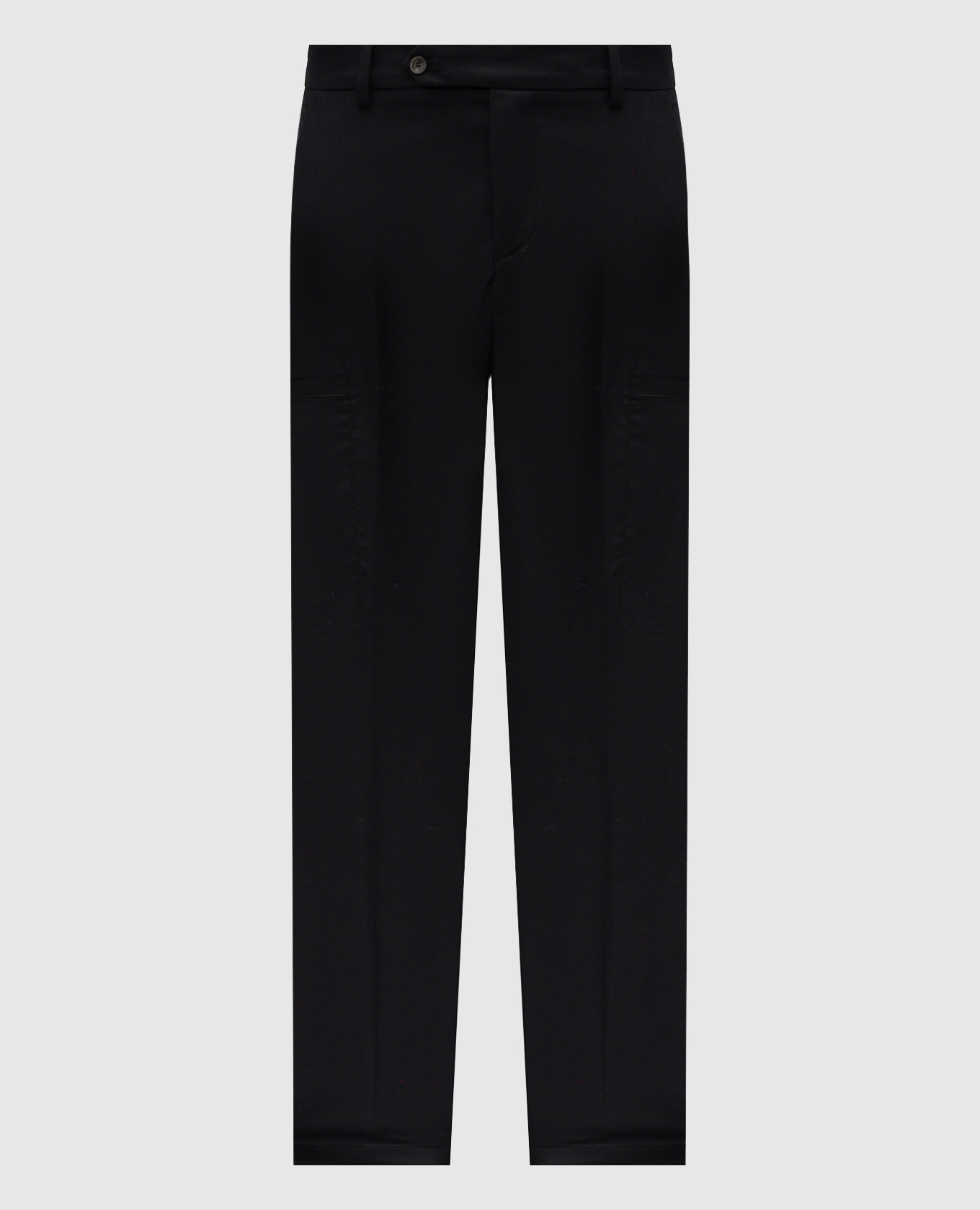 Black wool pants Marco Pescarolo