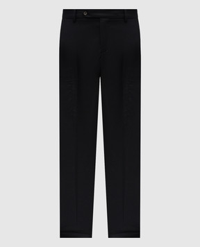 Marco Pescarolo Black wool pants METIS5215