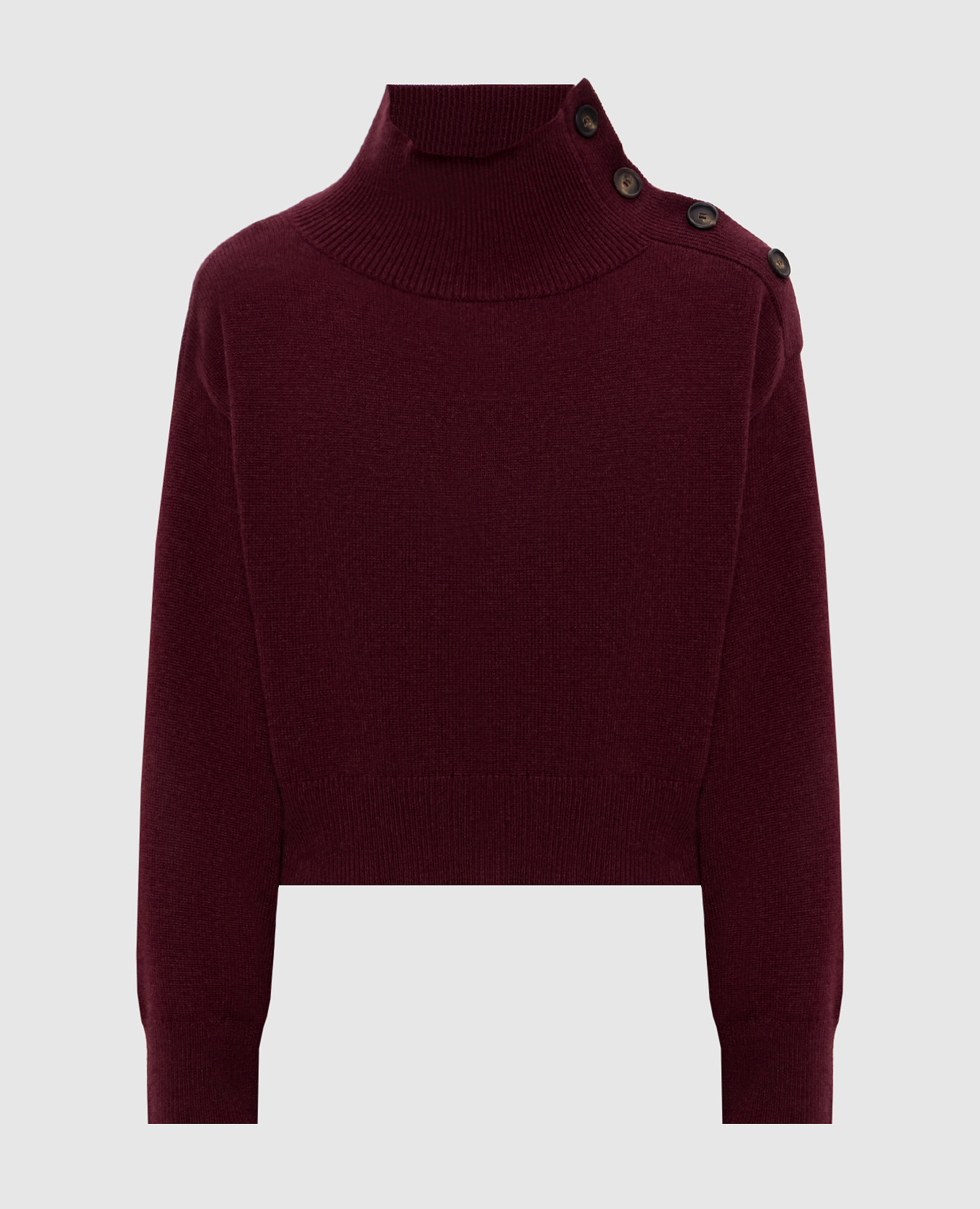 Burgundy cashmere sweater Brunello Cucinelli