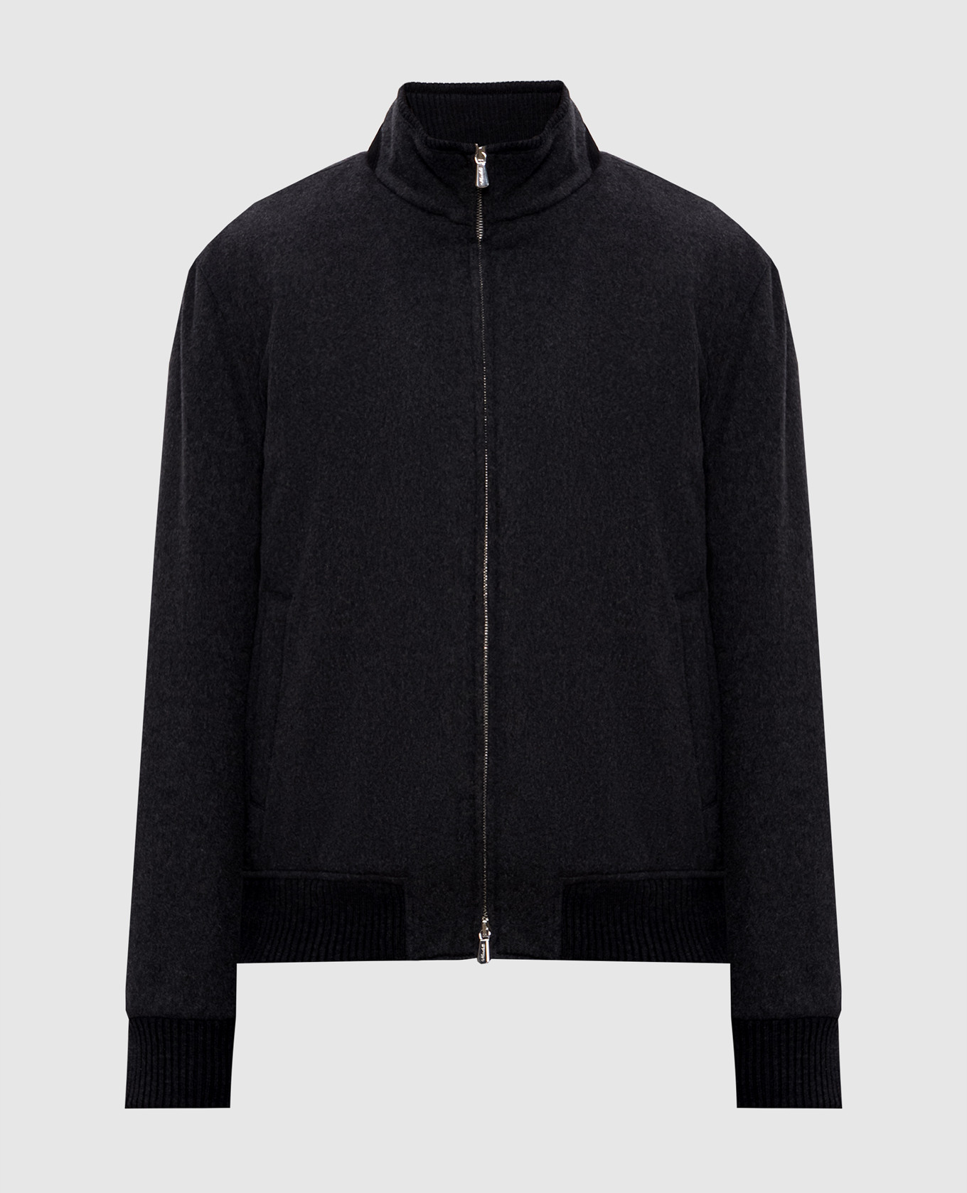 

Gray cashmere jacket Enrico Mandelli, Grey