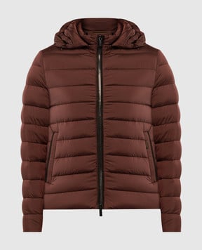MooRER EURICO burgundy down jacket EURICOS3C