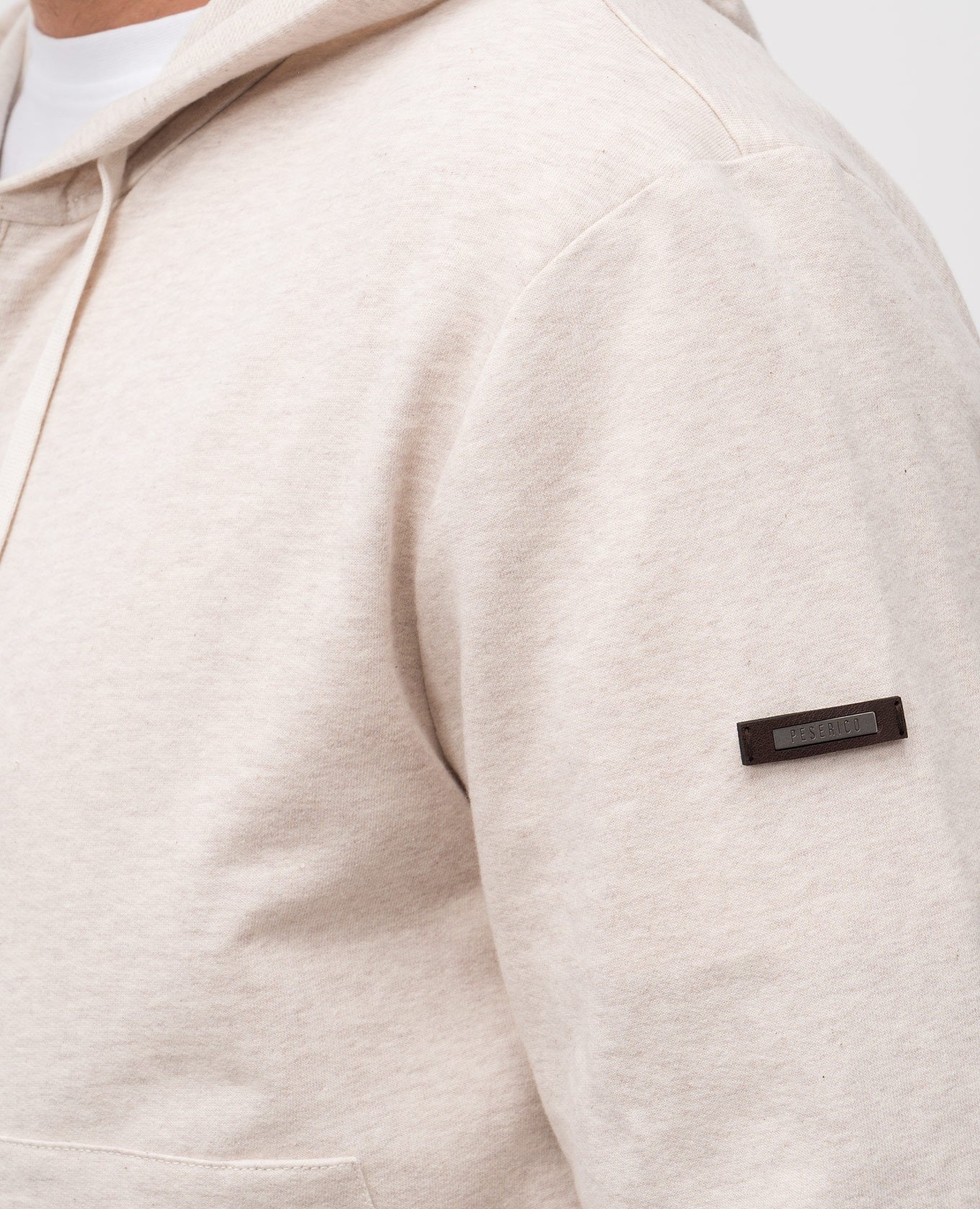 

Beige sports jacket with logo Peserico