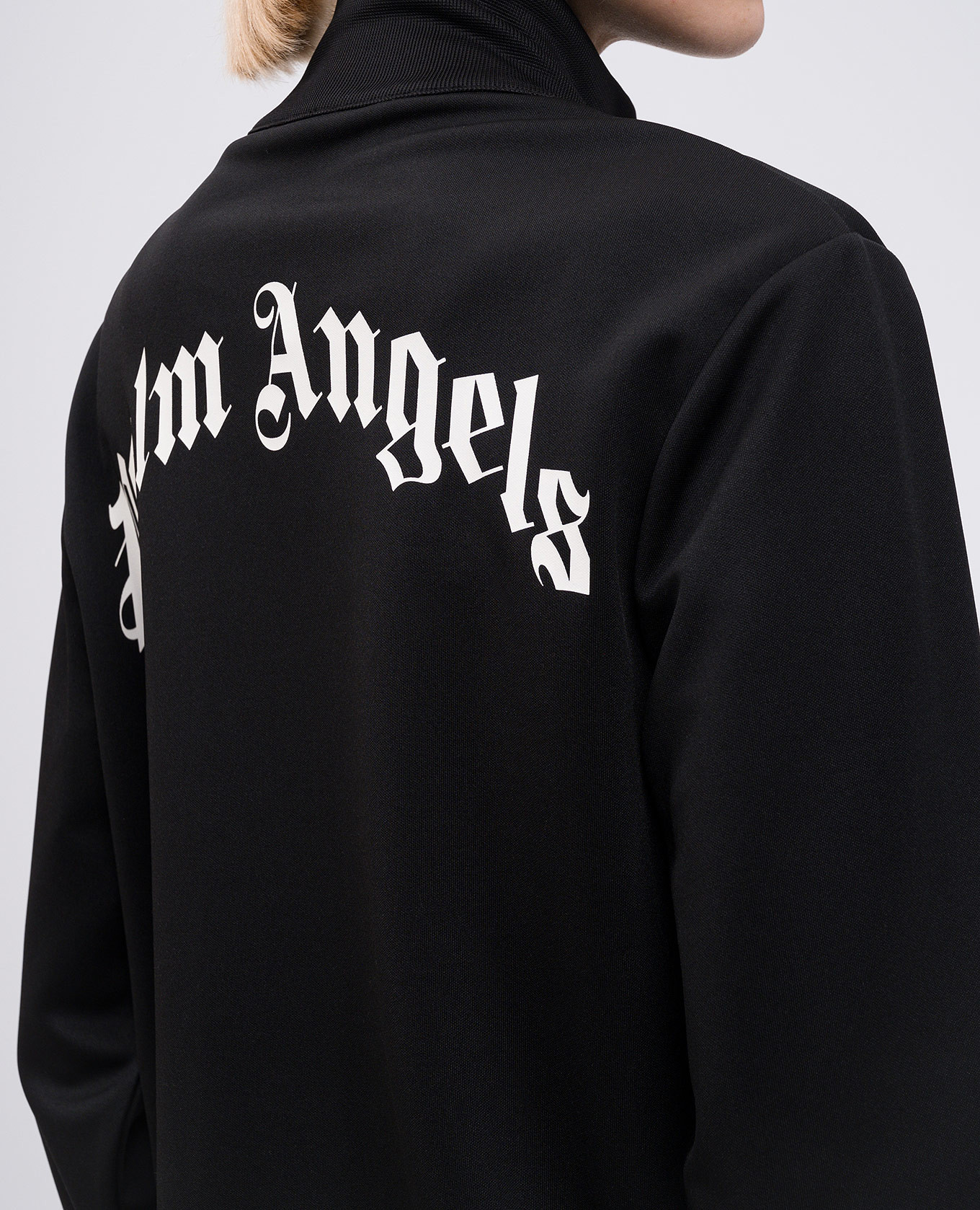 

Black sports jacket with logo Palm Angels