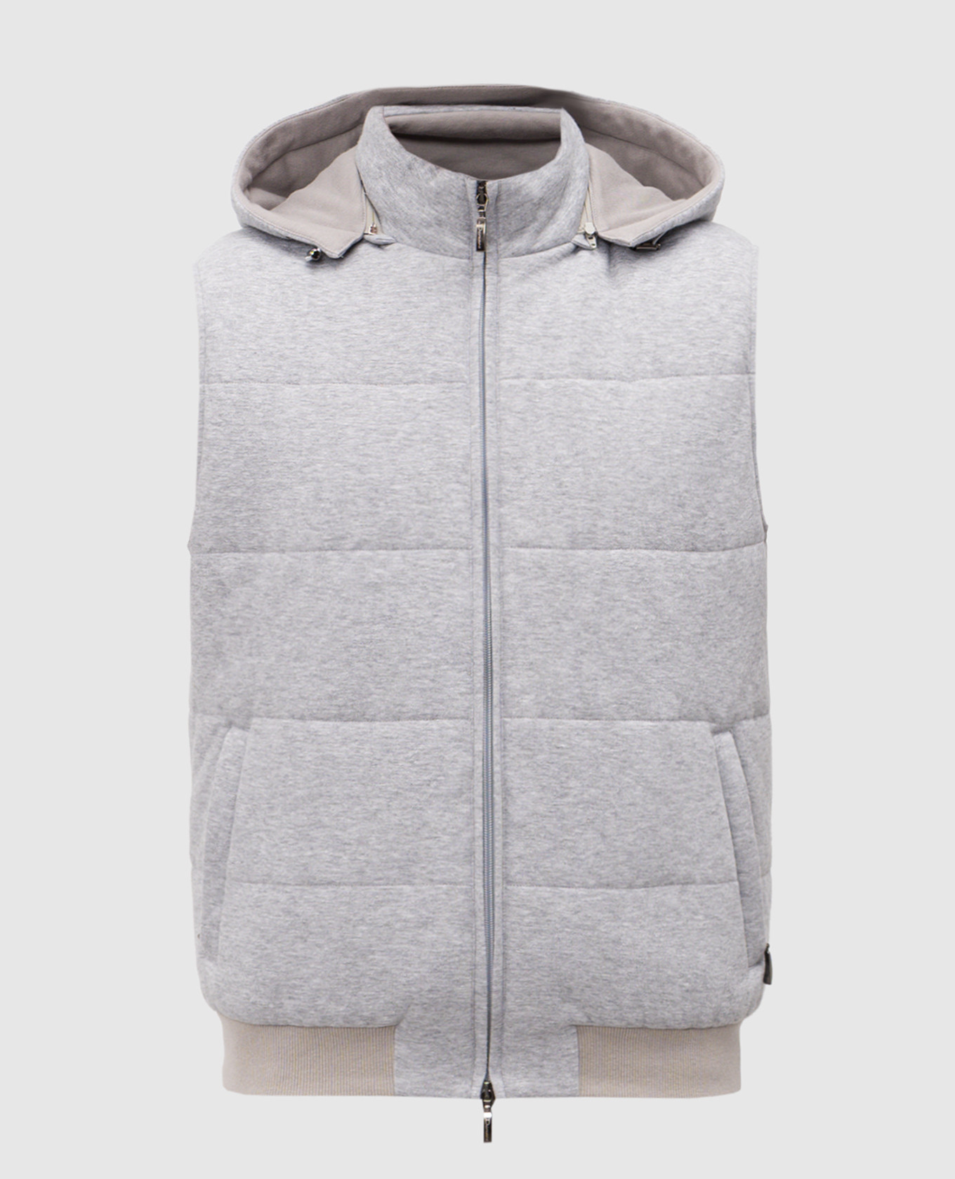 

Grey melange vest Doriani Cashmere