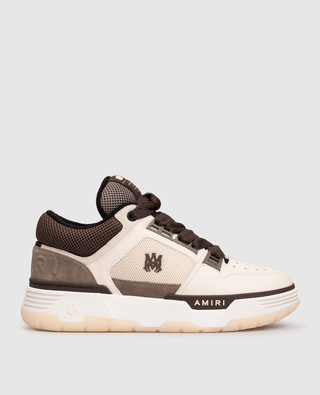 Beige MA-1 combination sneakers AMIRI