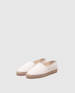 Brunello Cucinelli Beige espadrilles with logo print MPUPSPQ726