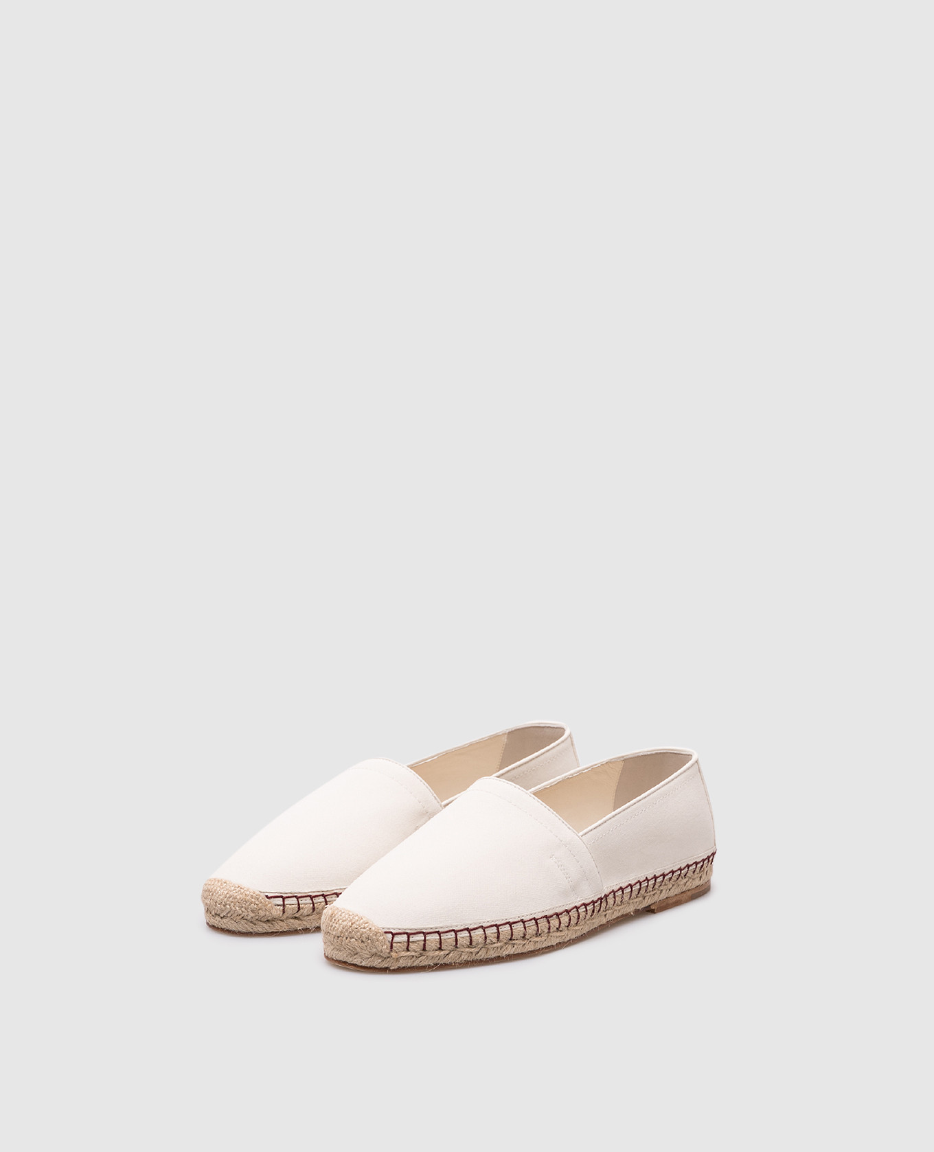 

Beige espadrilles with logo print Brunello Cucinelli