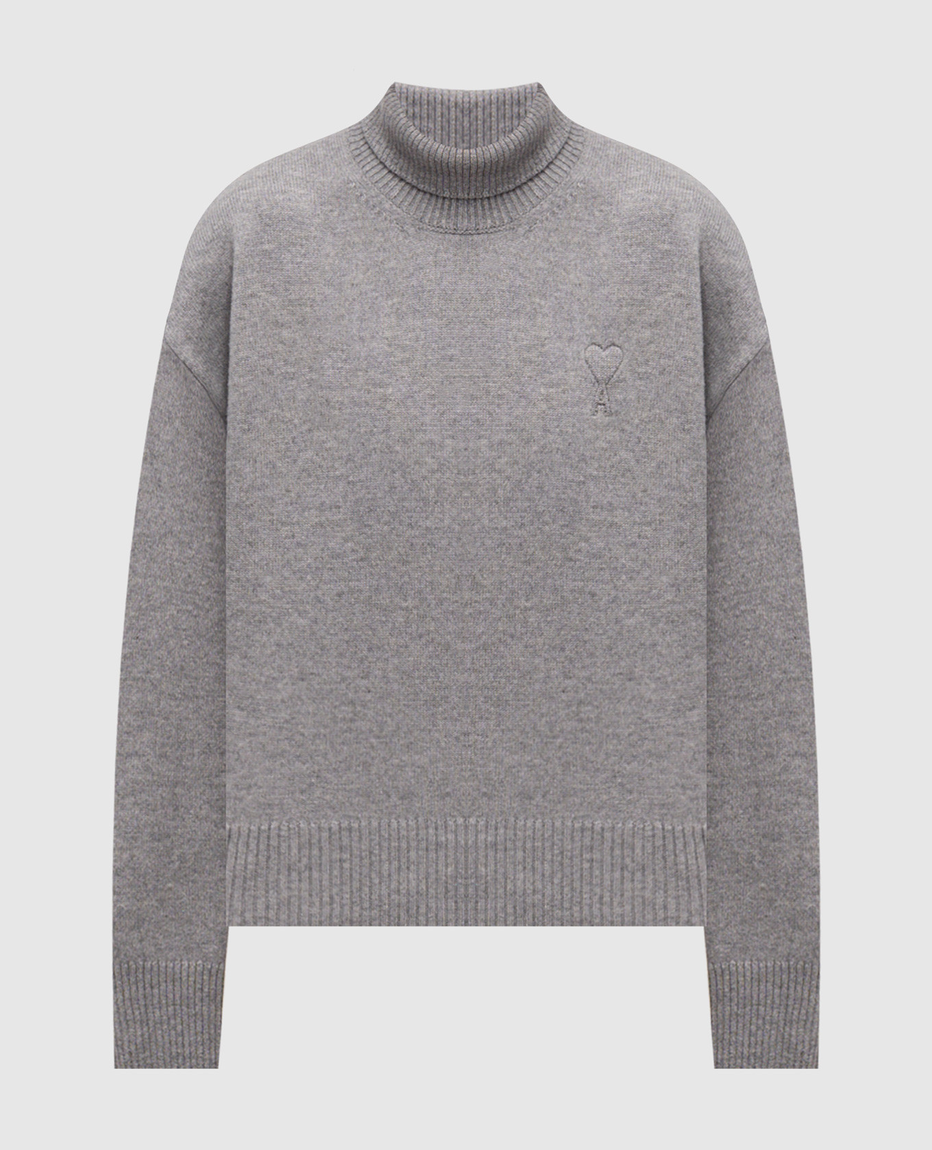 Gray wool and cashmere sweater Ami Paris