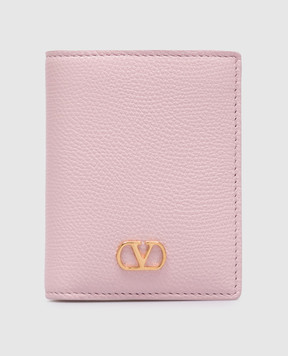 Valentino Pink leather wallet with logo 6W2P0AJ5SNP