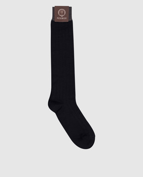 Peserico Blue wool socks R74024C0CC649