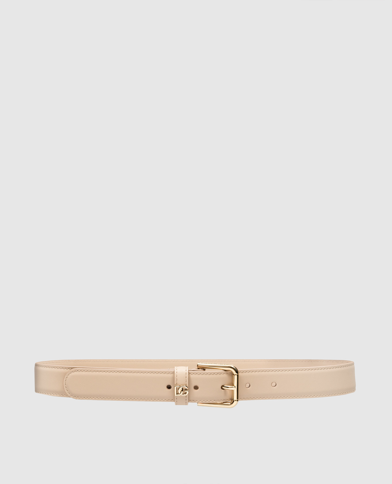Beige leather strap dolce&gabbana