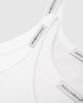 Dolce&Gabbana Children's set of white T-shirts L4J702ON00H