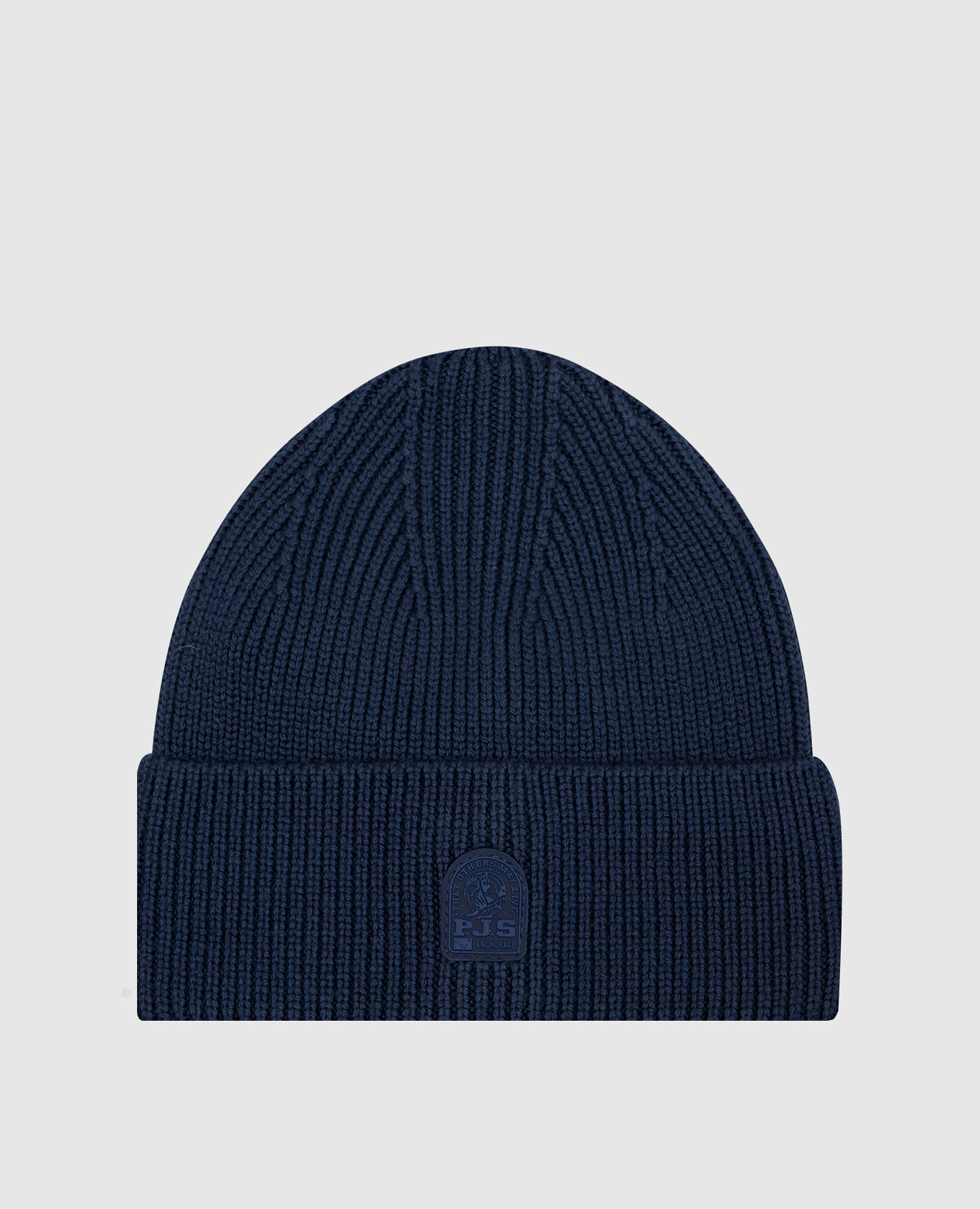 

Blue wool cap with logo patch Parajumpers