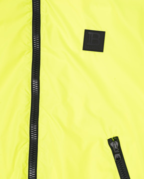 Balmain Children's yellow windbreaker with logo BU2P37Z18741214