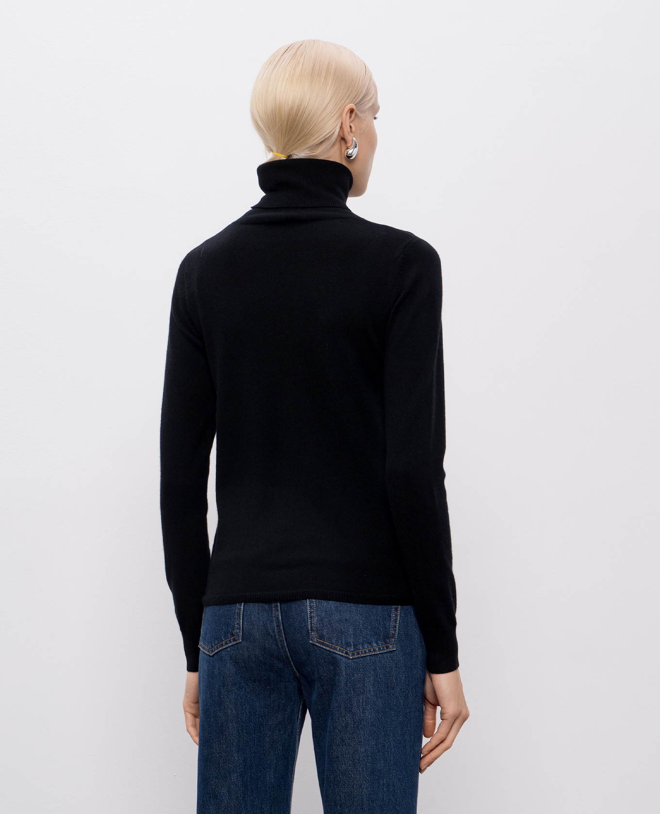 

EDUCATA black wool and cashmere sweater Max Mara
