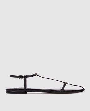 Jil Sander Black leather sandals J15WP0081P8226