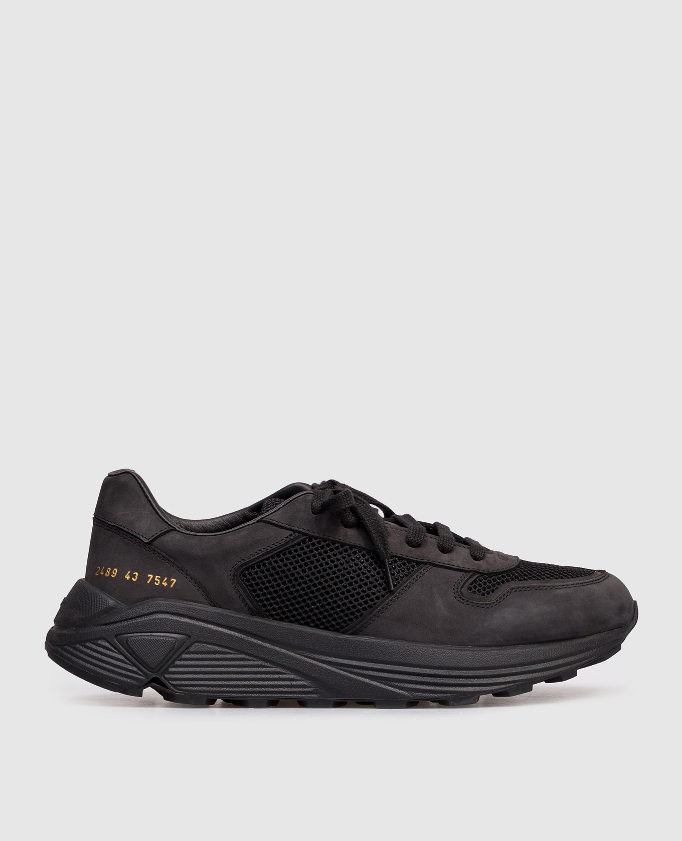 Black Runner combo sneakers Common Project