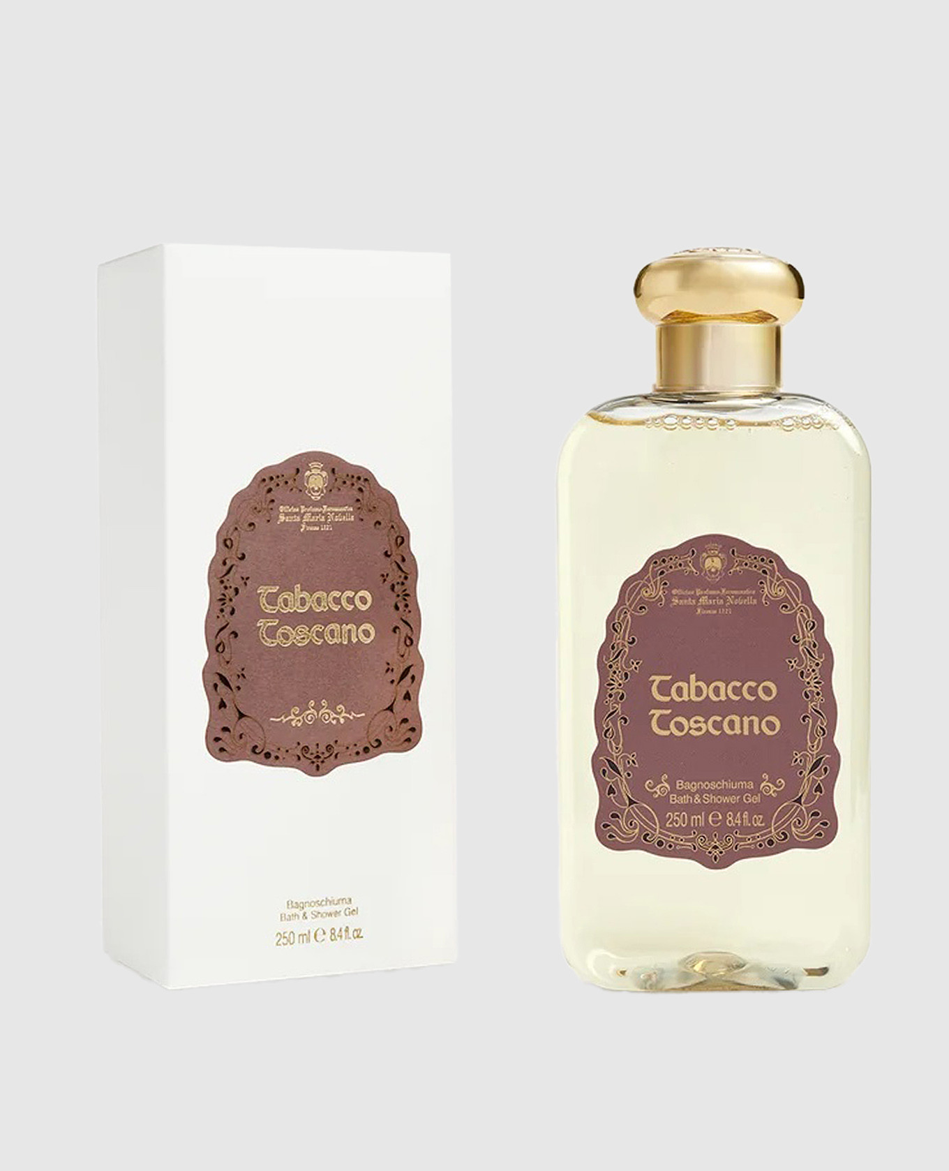 Men's shower gel tabacco toscano 250 ml santa maria novella