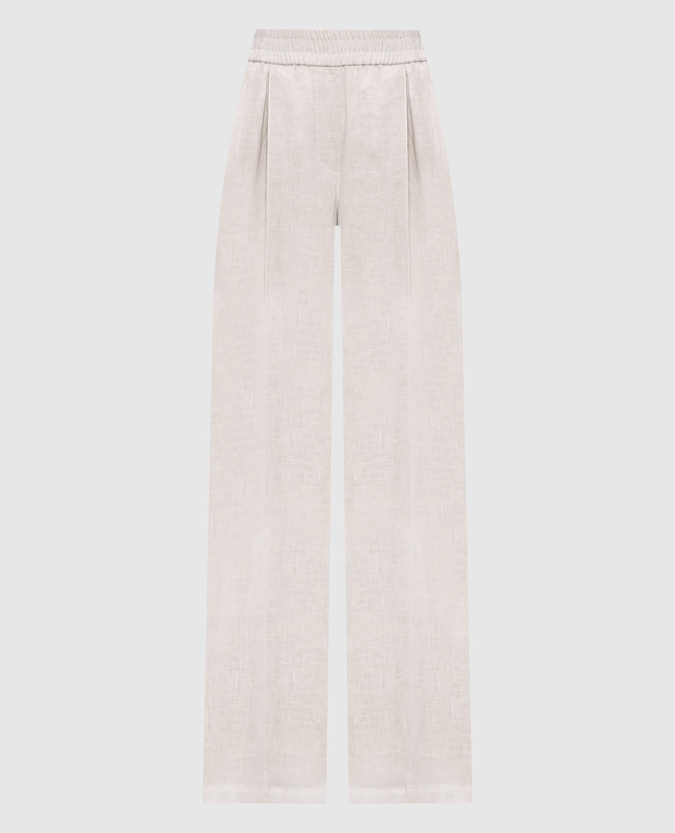 White linen pants Brunello Cucinelli
