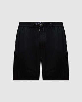 Dolce&Gabbana Black swim shorts with logo M4F42TONR46