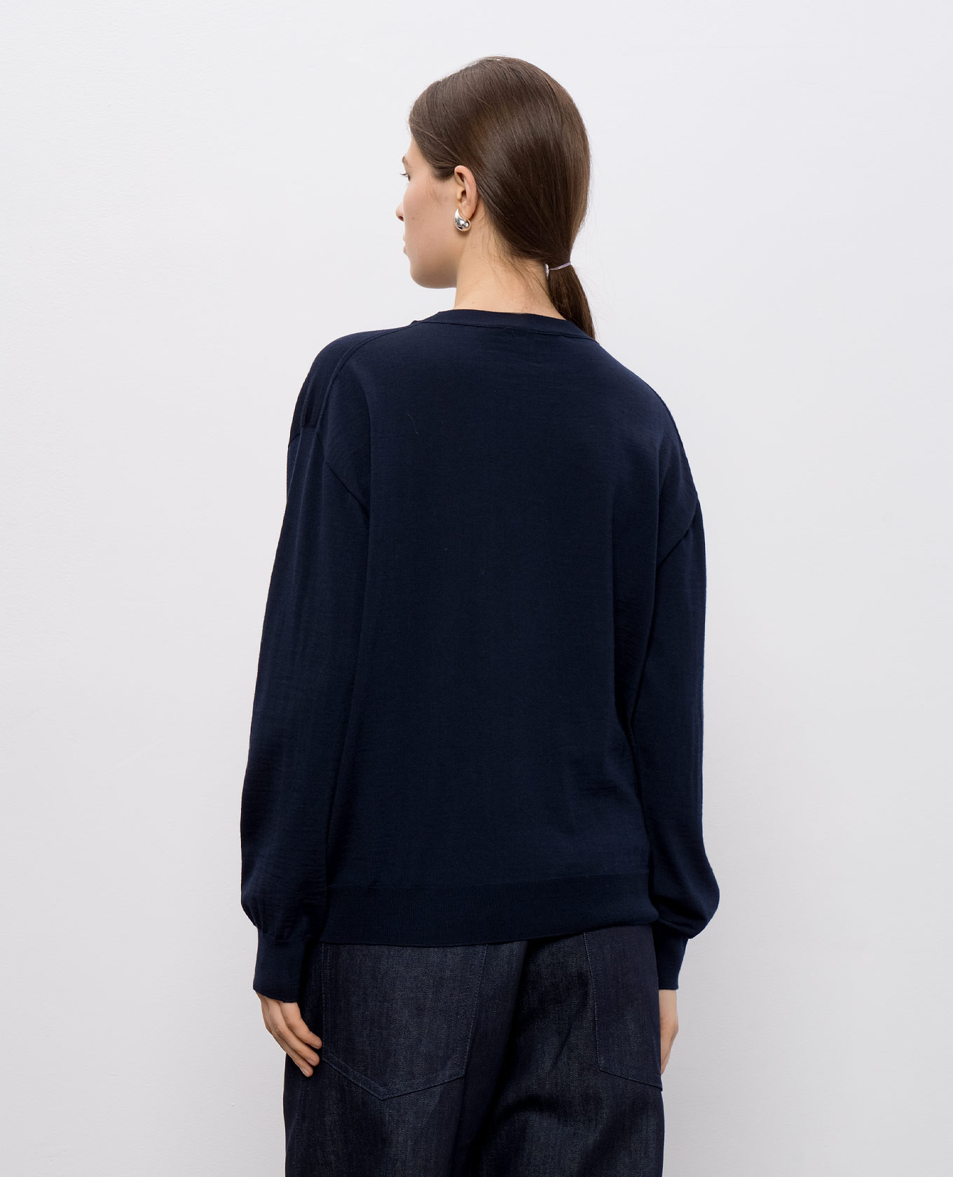 

Blue MUSCAT wool jumper Sofie D`Hoore