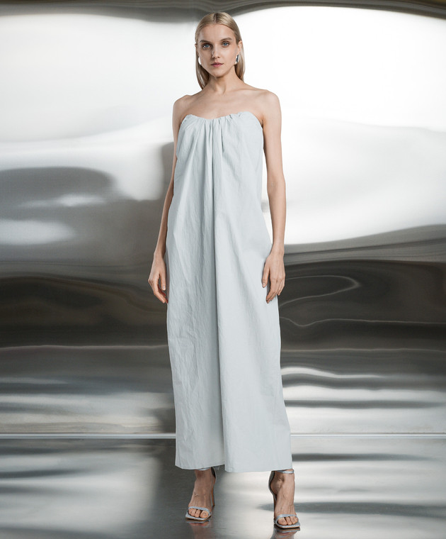CO - Blue linen bustier dress 4167BCLS - shop with Denmark delivery at Symbol CO - Blue linen bustier dress 4167BCLS - shop with Denmark delivery at Symbol