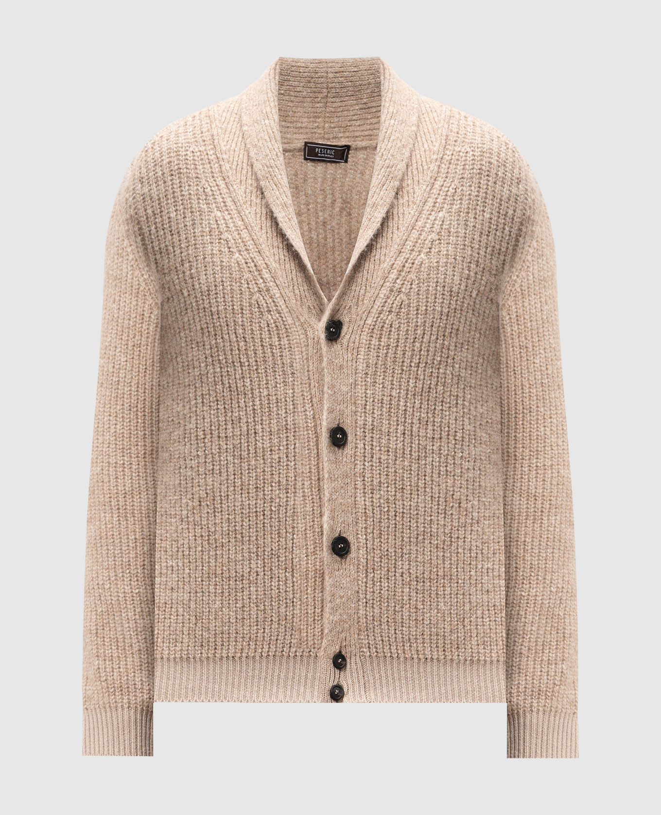

Beige wool and cashmere cardigan Peserico, Бежевый