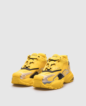 Versace Yellow Mercury combination sneakers 10163181A14022