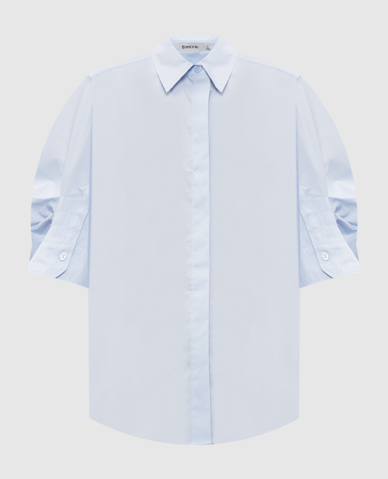 Gemma blue shirt Simkhai