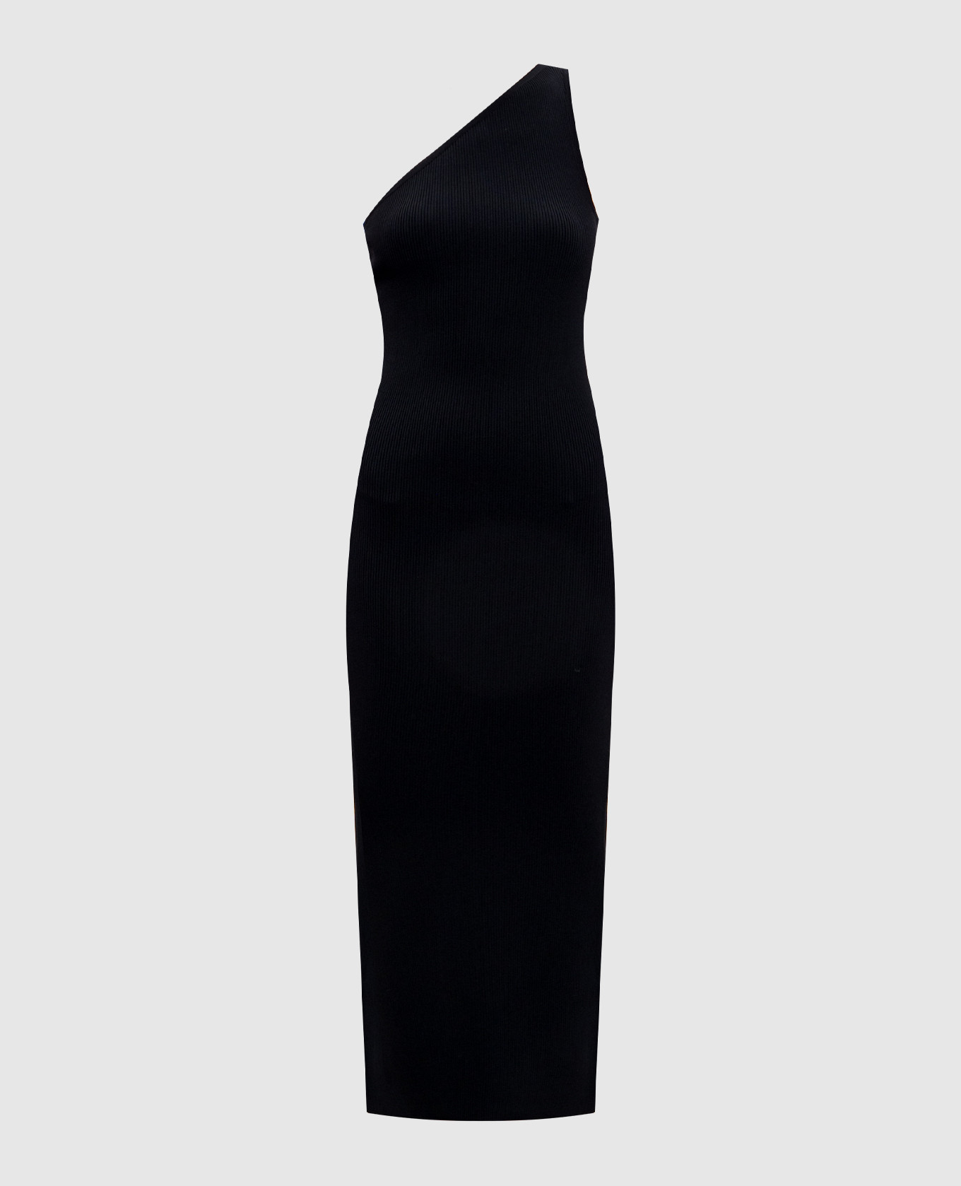 

Black dress with a scar on one shoulder Toteme, Черный