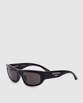 Balenciaga Black sunglasses with contrast logo 812861T0039w