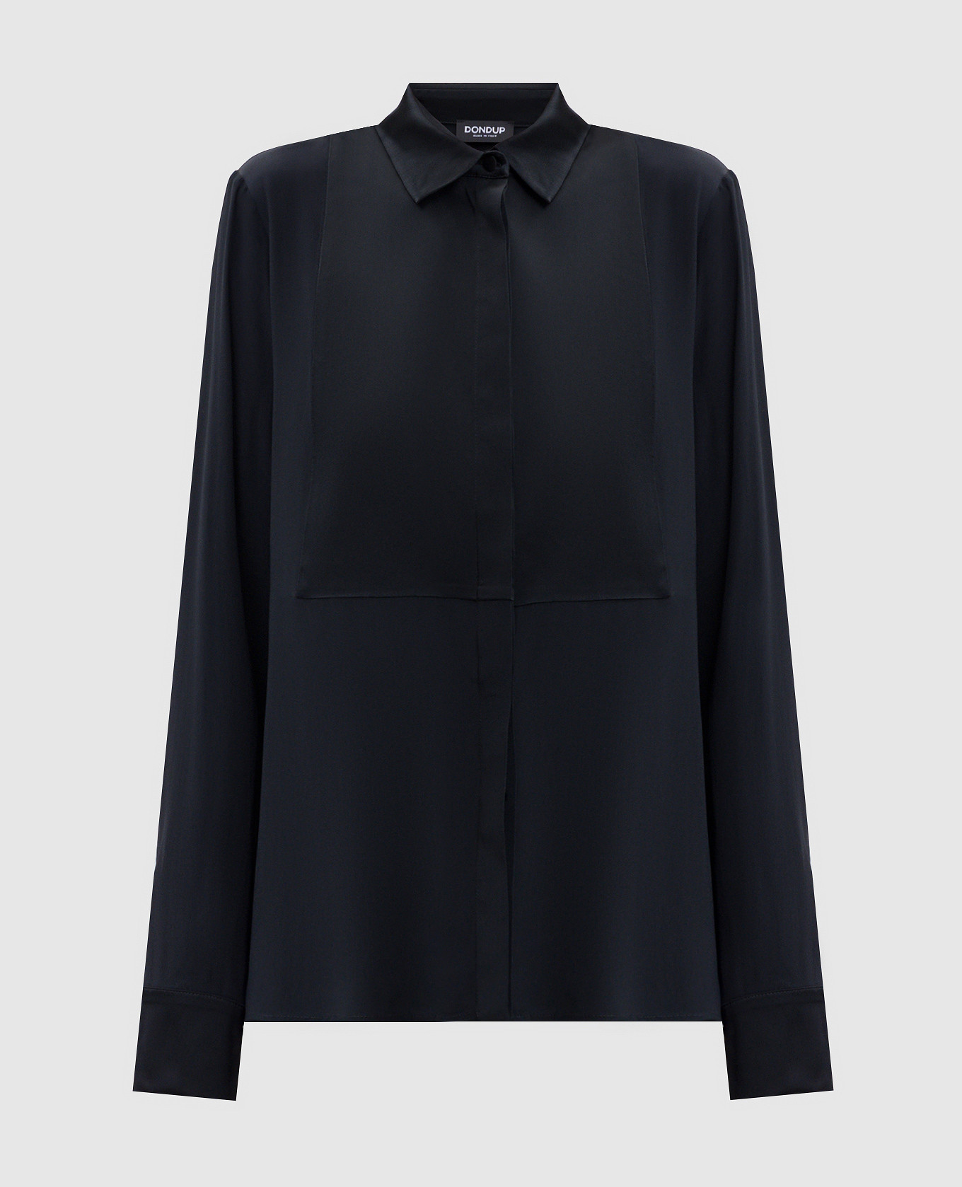 

Black blouse with silk Dondup