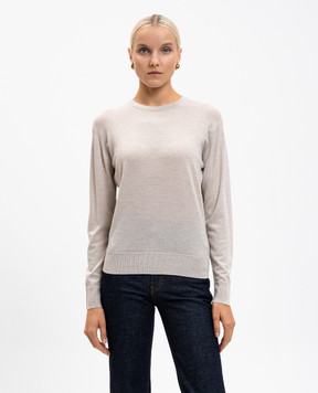 John Smedley Beige EMMY merino wool jumper EMMY