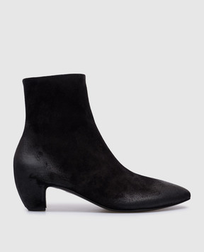 Marsell Stonda Tronchetto black suede ankle boots MW8390186