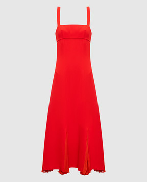 Ermanno Scervino Red midi dress D462Q374ILM