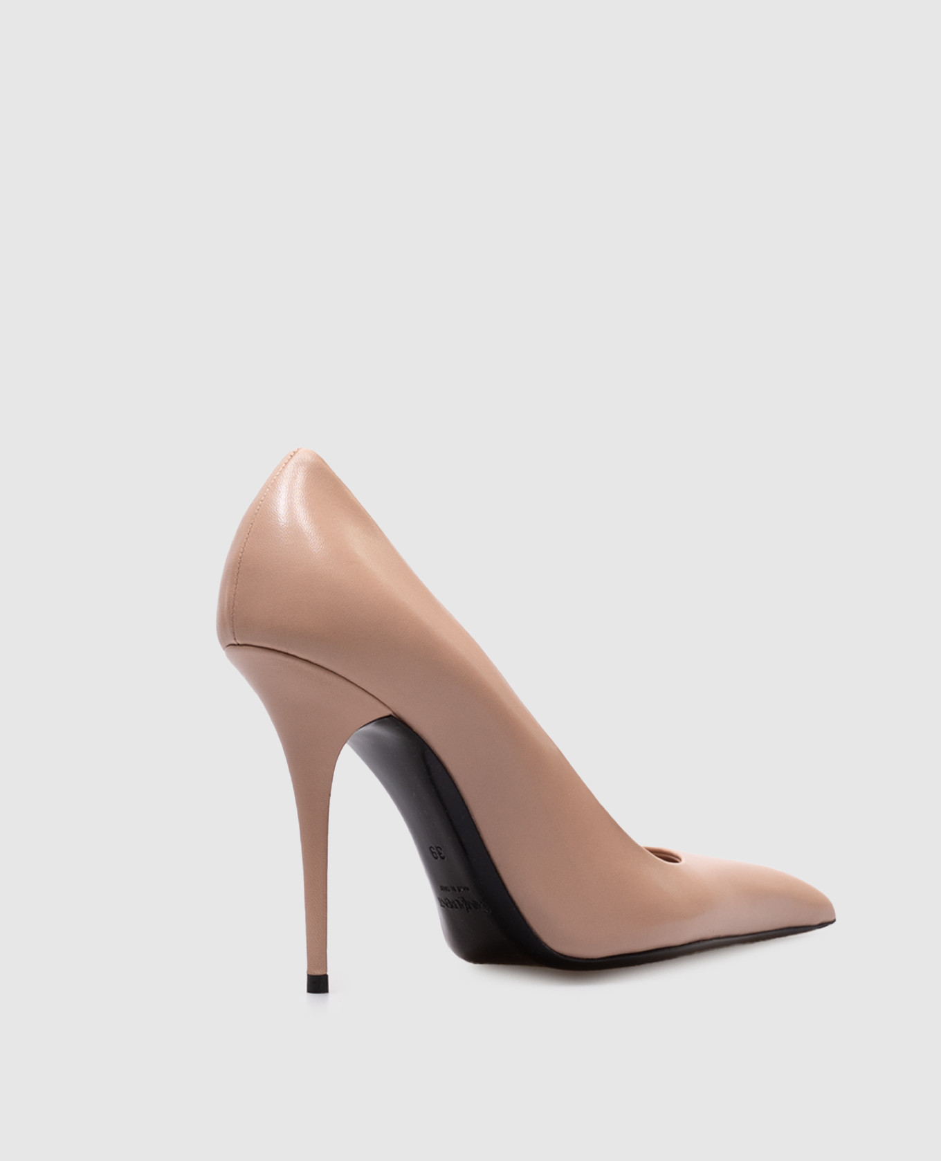 

Beige leather shoes Élysée Saint Laurent