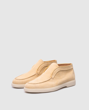 Santoni Yellow nubuck deserts WUYA58458TISNPRX