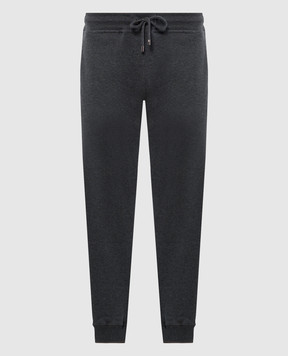 MooRER NORCIA gray joggers with cashmere NORCIAPANTALONECAD