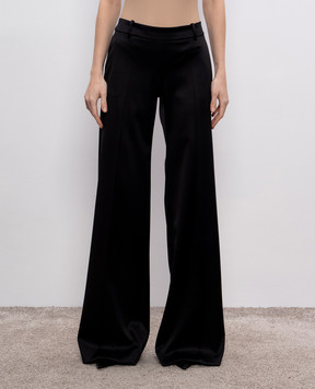 Ermanno Scervino Black silk pants D466P708HKC