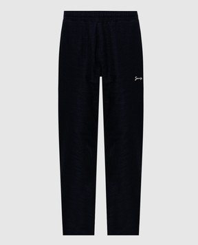 Givenchy Blue joggers with logo BM51DA3YPY