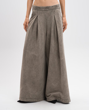 Giuseppe Di Morabito Milano Gray sweatpants with logo 03PFPA10803313