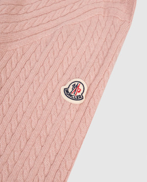 Moncler ENFANT Children's pink sweater with wool K29549C00006M12416
