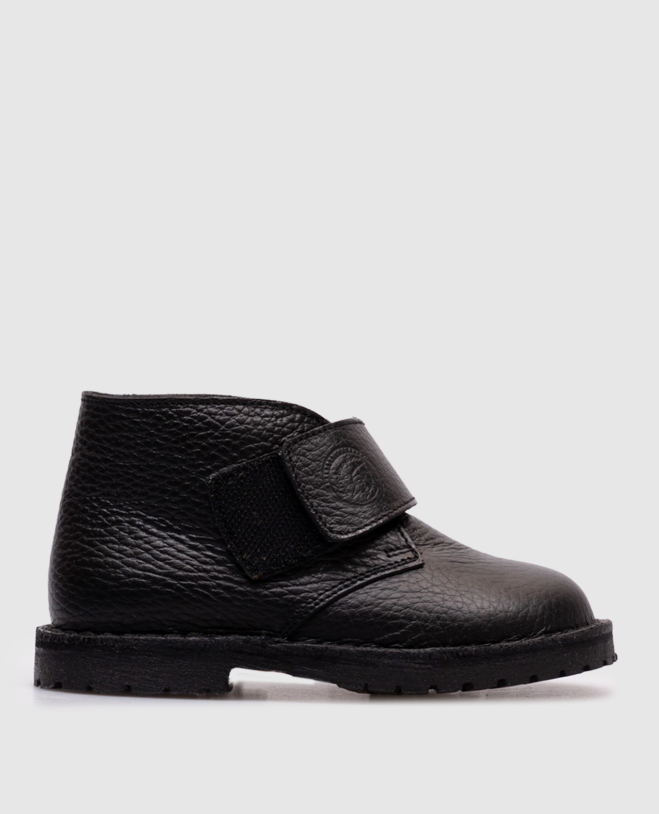 

Children's black leather boots with fur Zecchino D'oro