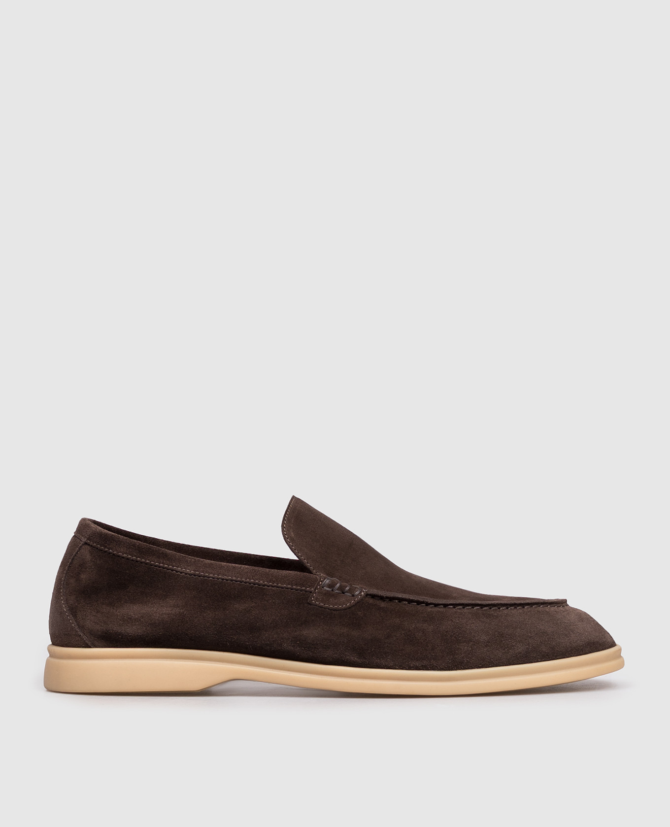 

Brown suede loafers FELIX Lanciotti De Verzi