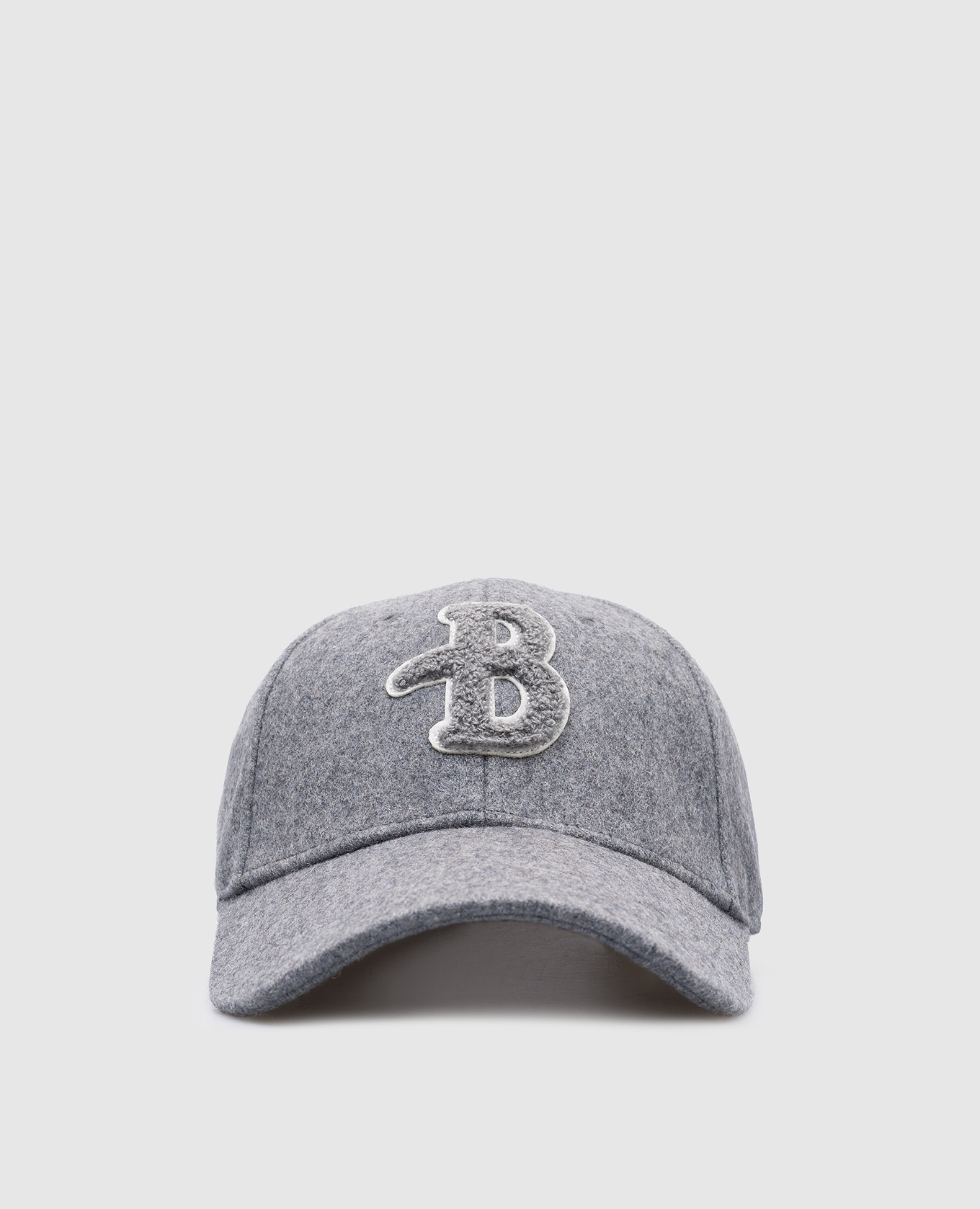 

Gray wool cap with logo patch Ballantyne, Grey