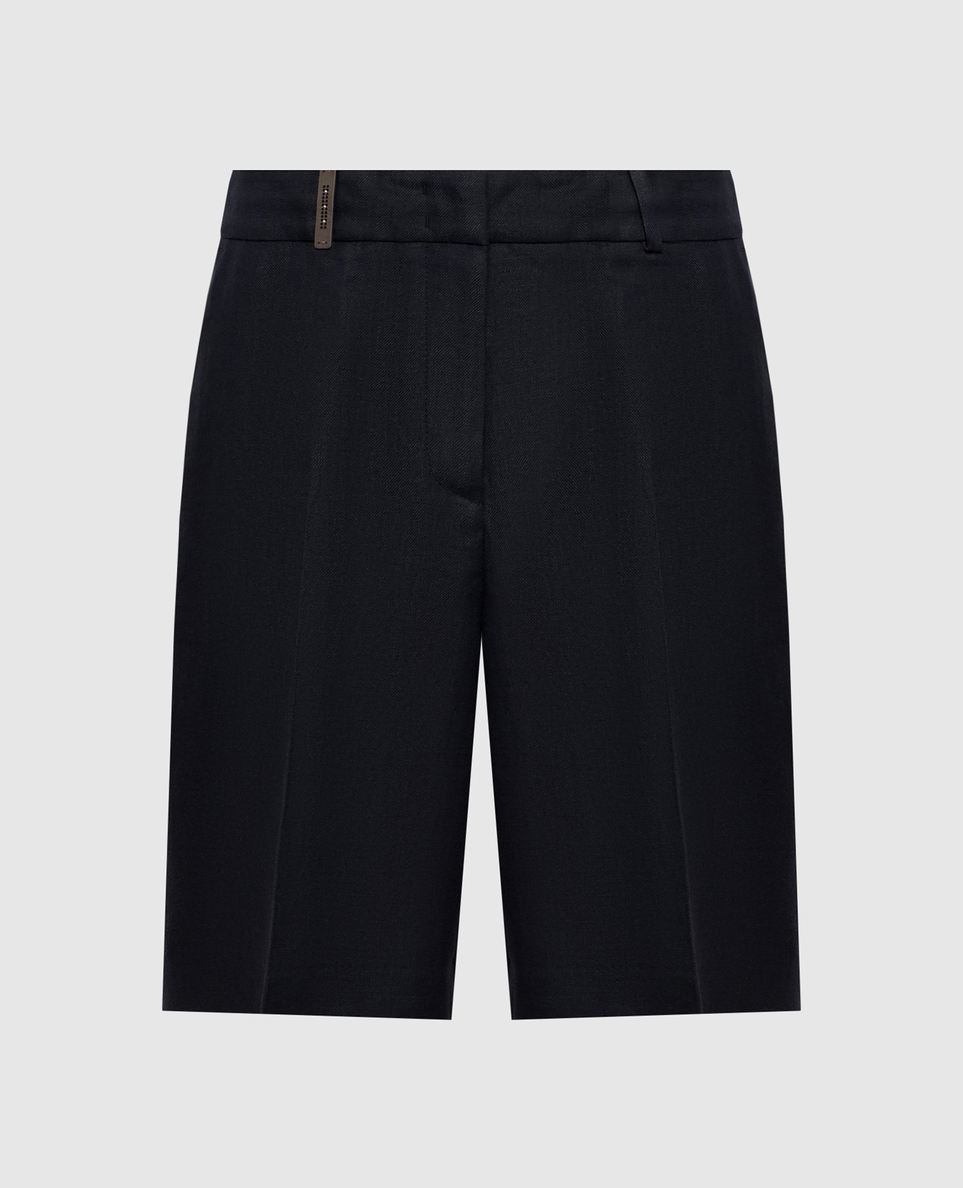 

Blue linen shorts Peserico